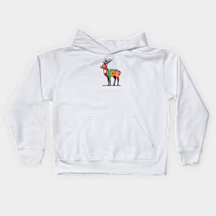 Deer Color Palette Kids Hoodie